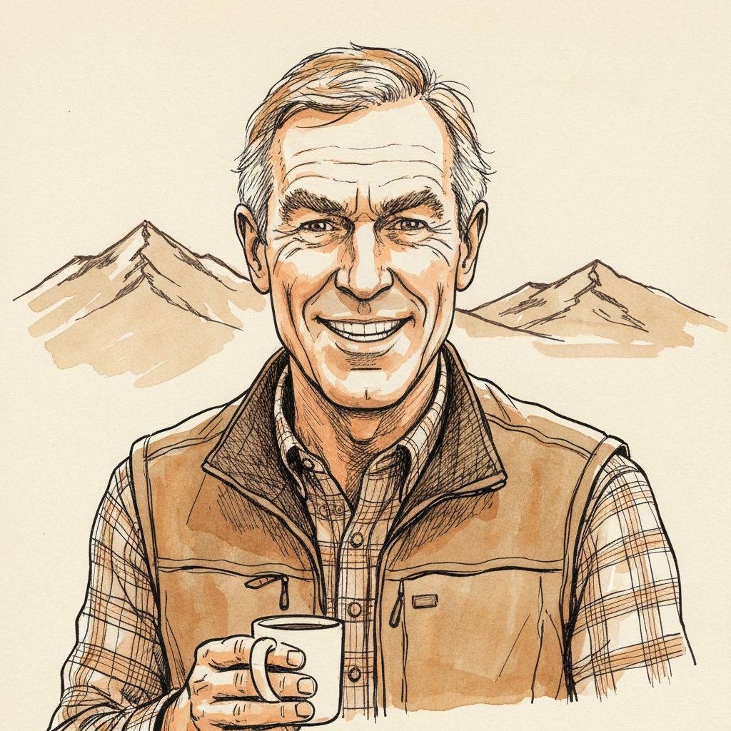 Marcus Cole -- editorial sketch portrait